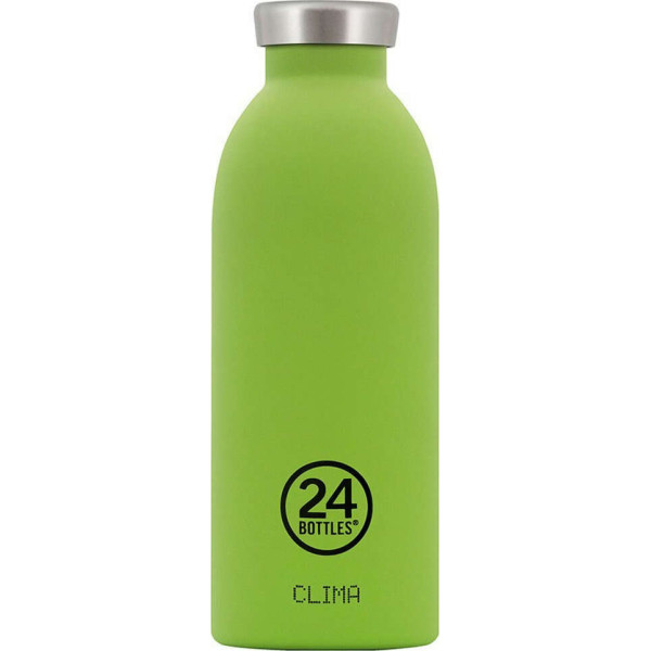 24Bottles Clima Bottle Ανοξείδωτο Μπουκάλι Θερμός 0.50lt (Lime Green)