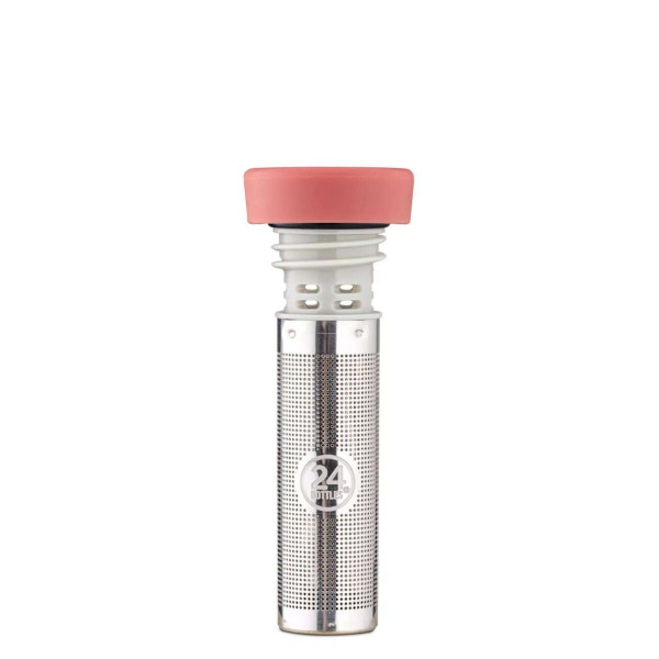 24Bottles Infuser Lid  Ανοξείδωτος Ενσταλακτής (Light Pink)