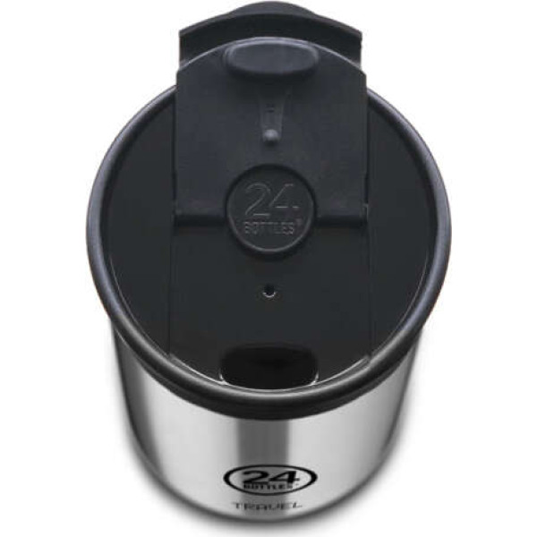 24Bottles Travel Tumbler Stone Ανοξείδωτο Ποτήρι Θερμός 0.35lt (Ice White)