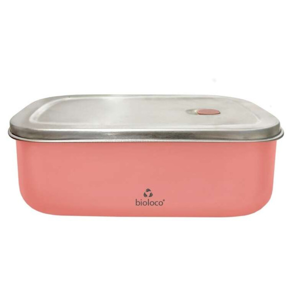 Ανοξείδωτο Φαγητοδοχείο Bioloco Sky Chic Mic coral (BSLB101)