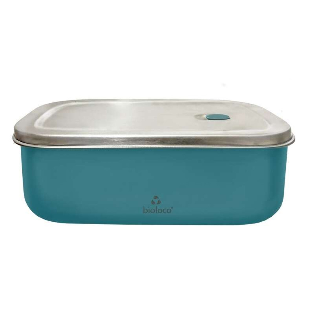 Ανοξείδωτο Φαγητοδοχείο Bioloco Sky Chic Mic Teal 800ml (BSLB106)
