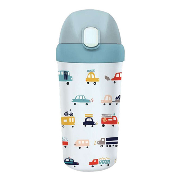 Bioloco Chic Mic Παγουρίνο Plant Kids Cars 400ml (BPKB104)