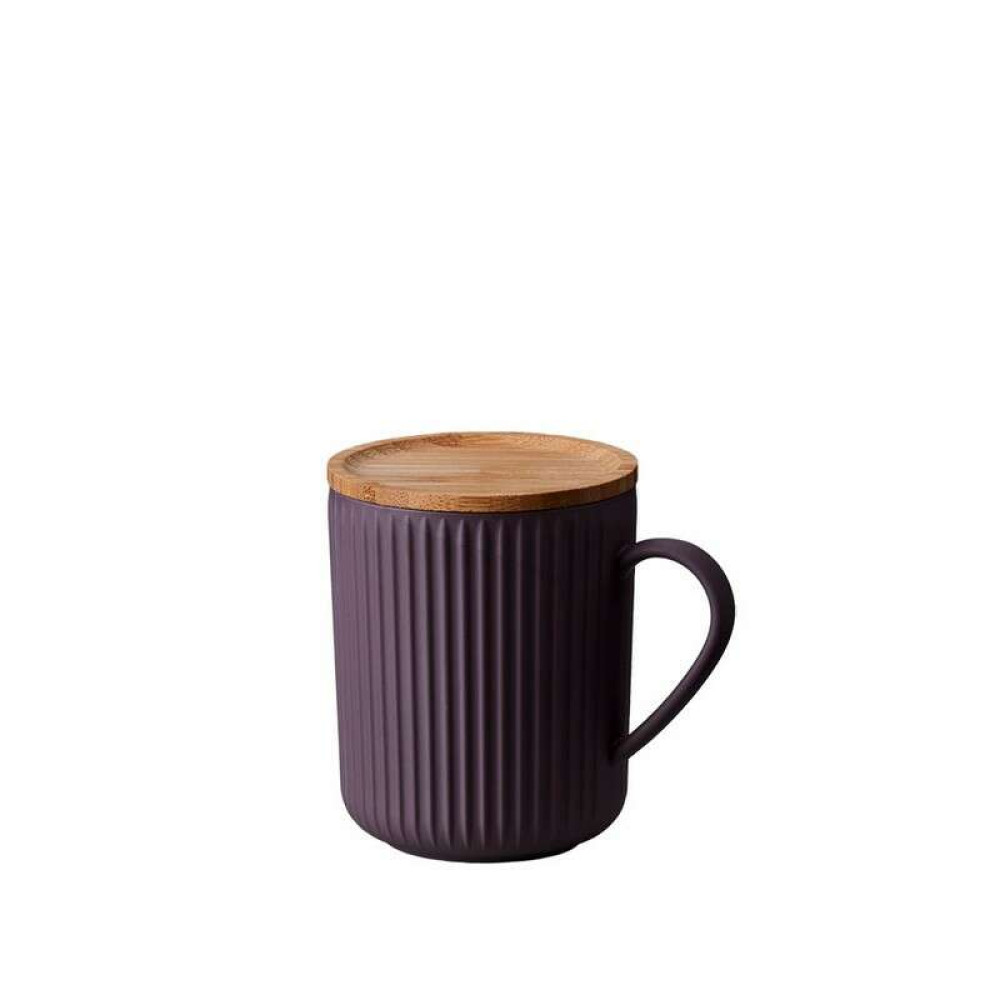 Bioloco Plant Deluxe Cup Κούπα με ξύλινο καπάκι 350ml BPDT606 (Elderberry)