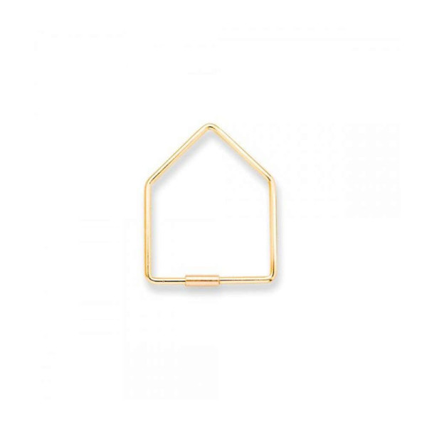 Μπρελόκ σε σχήμα Σπιτιού DONKEY - Χρυσό