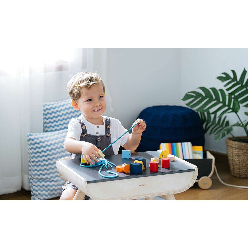Χάντρες – Γεωμετρικά Σχήματα PlanToys 5466