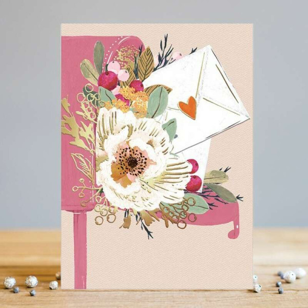 Chic Mic Ευχετήρια Κάρτα Γράμμα Καρδιά