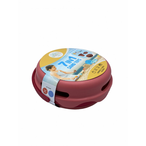 CompacToys 7σε1 Κουβαδάκια Παραλίας - Red