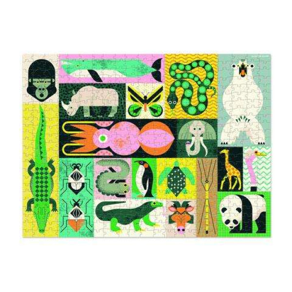 Crocodile Creek Παζλ 500 τεμαχίων & ξεχωριστών τμημάτων Γιγάντια Ζώα