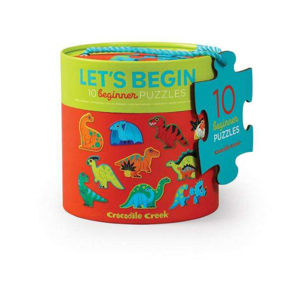 Crocodile Creek Σετ 10 παζλ 2 τεμαχίων Δεινόσαυροι