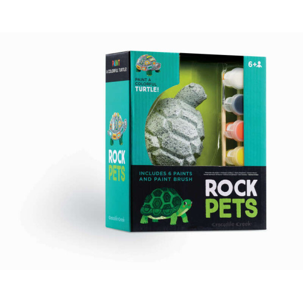 Crocodile Creek Σετ Ζωγραφικής Rock Pets Χελώνα