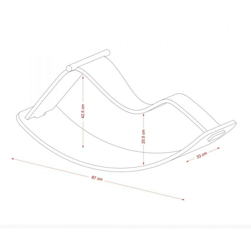 Curve Lab Ξύλινη Προσθήκη ​​​​​​​Rocking Horse για την Perfect Arc Σανίδα Ισορροπίας