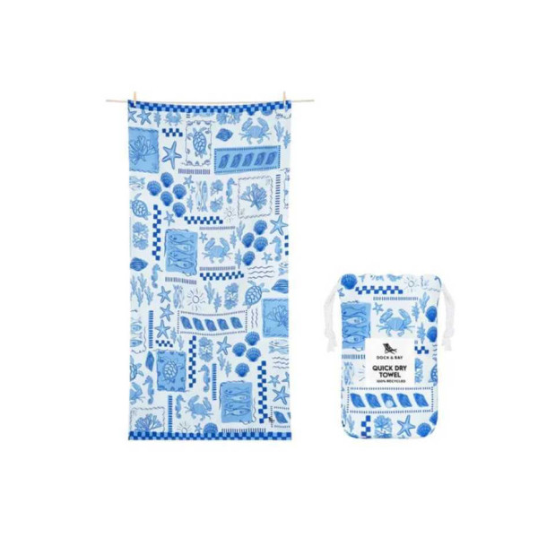 Dock & Bay Πετσέτα Θαλάσσης Μικροΐνών 200 x 90 cm - Grecian Shores