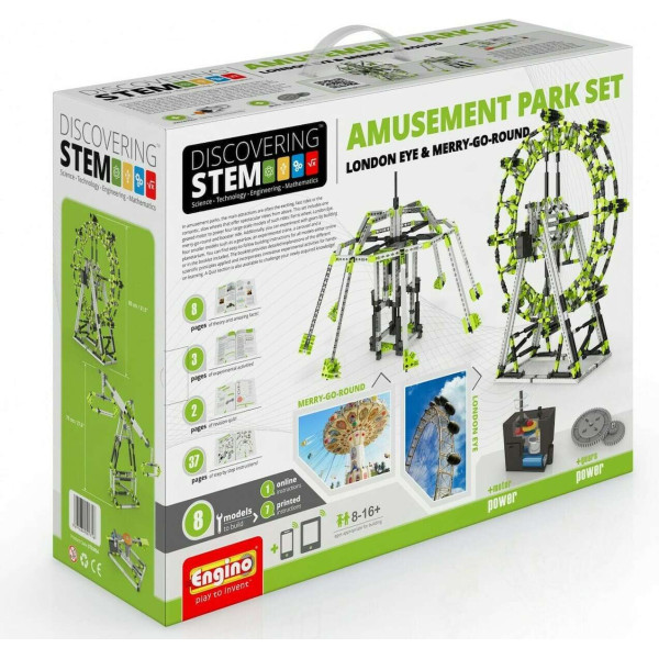 Engino STEM Παιχνίδι Κατασκευών Amusement Park London Eye And Ferris Wheel (STEM56)
