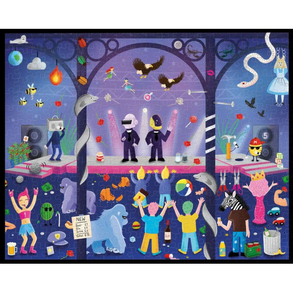 Fizz Creations Παζλ 500 κομματιών Bands & Artists Music Puzzle & Quiz (51 x 41 cm)