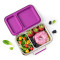 Lekkabox Duo Ανοξείδωτο Φαγητοδοχείο με 2 χωρίσματα (Berry)