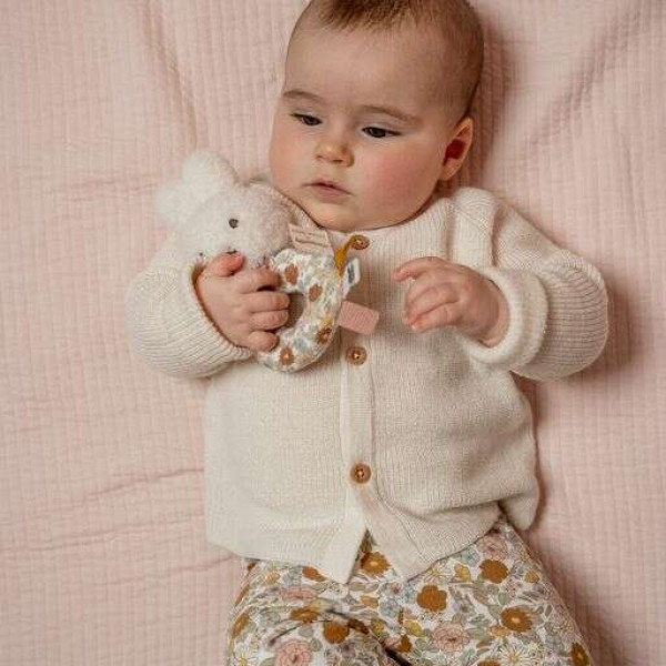 Little Dutch Υφασμάτινη Κουδουνίστρα Miffy Vintage Little Flowers