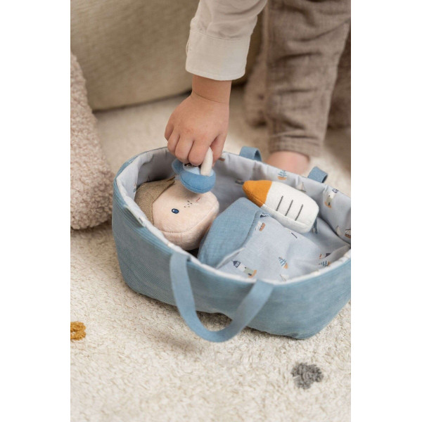 Little Dutch Υφασμάτινο Μωρό σε Καλαθούνα Jim - New