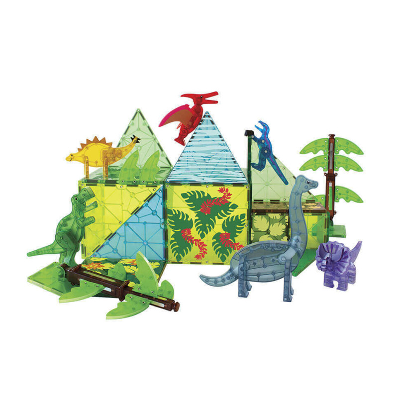 Magna-Tiles Μαγνητικό Παιχνίδι 50 κομματιών Dino World XL