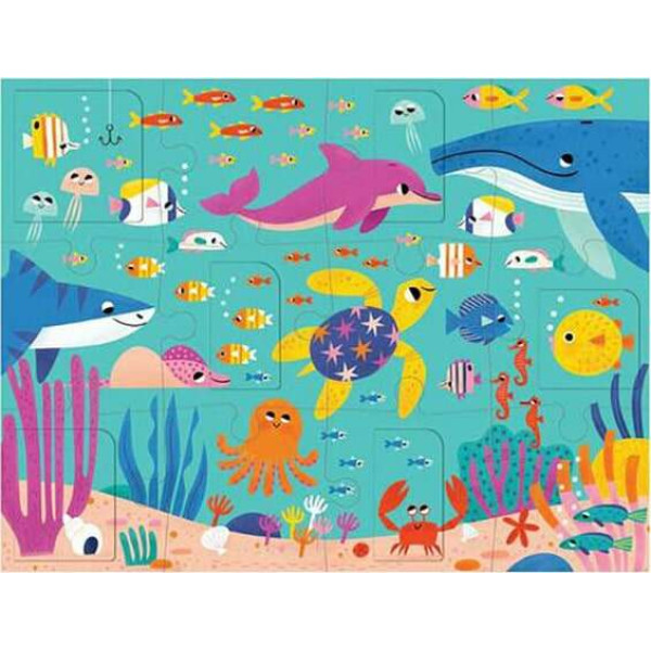 Mudpuppy Παζλ 12 τεμαχίων με κρυμμένες εικόνες Βυθός