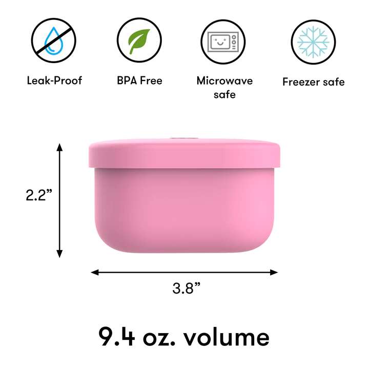 OmieSnack Δοχείο για Σνακ (Pink)
