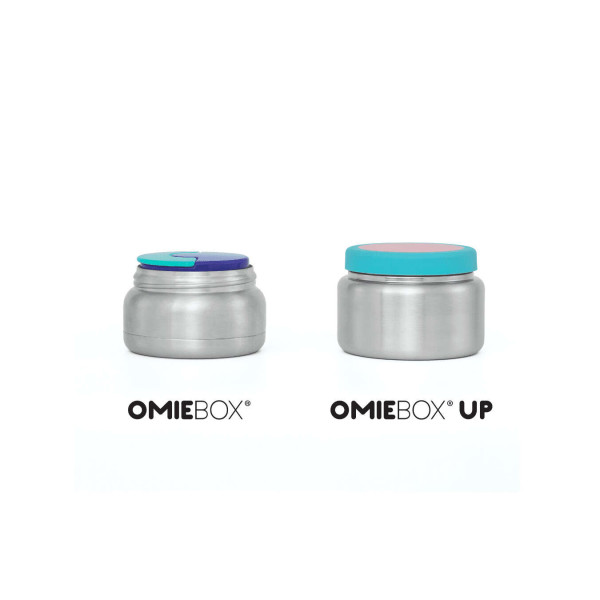 OmieBox Up Φαγητοδοχείο με 2 Ζώνες Θερμοκρασίας 1.15lt (Teal)