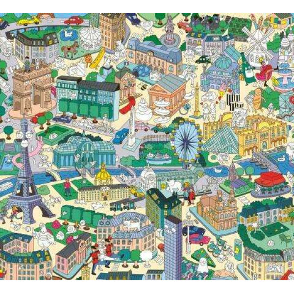 OMY Αφίσα γίγας για ζωγραφική "Παρίσι"