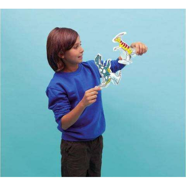 OMY Φουσκωτό παιχνίδι ζωγραφικής "Δεινόσαυροι"