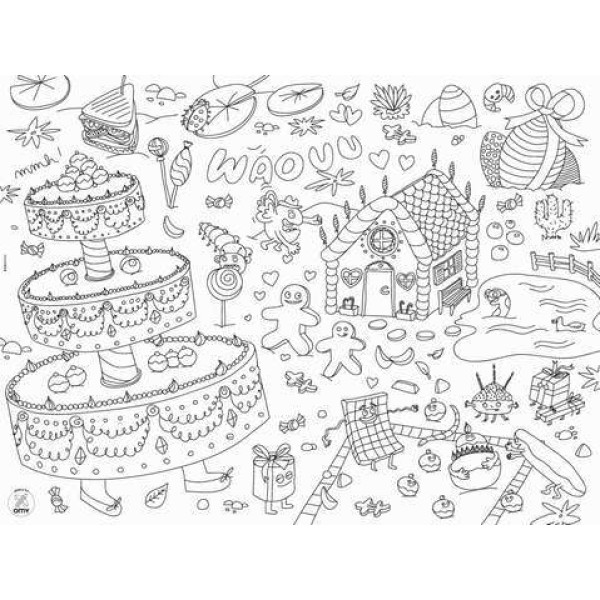 OMY Σουπλά ζωγραφικής "Φαντασία" (18τμχ)