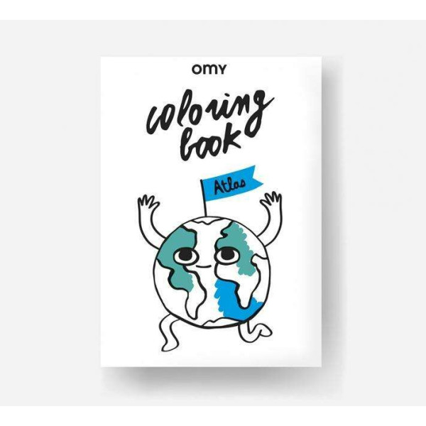 OMY Βιβλιαράκι ζωγραφικής "Υδρόγειος"