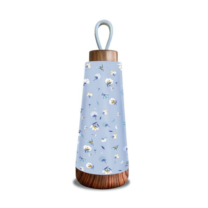Παγούρι Θερμός Mini Chic Mic Bioloco από Ανοξείδωτο Ατσάλι 350ml (Blue Flowers)