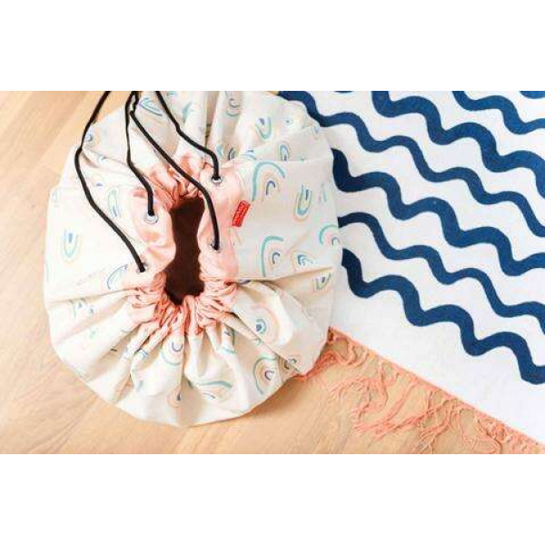 PLAY&GO Στρώμα παιχνιδιού - τσάντα 2 σε 1 (Ουράνιο Τόξο)