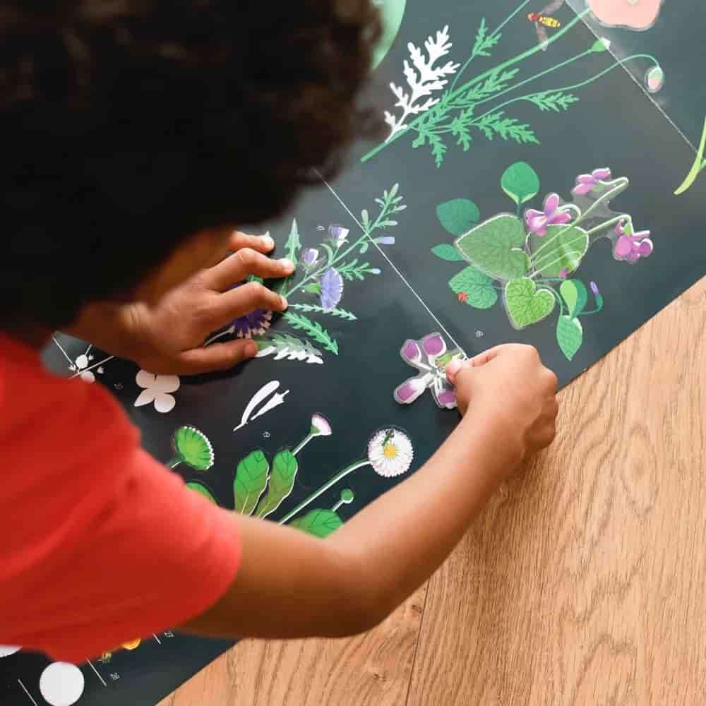Poppik Μεγάλο Πόστερ με 72 Αυτοκόλλητα – Botanic