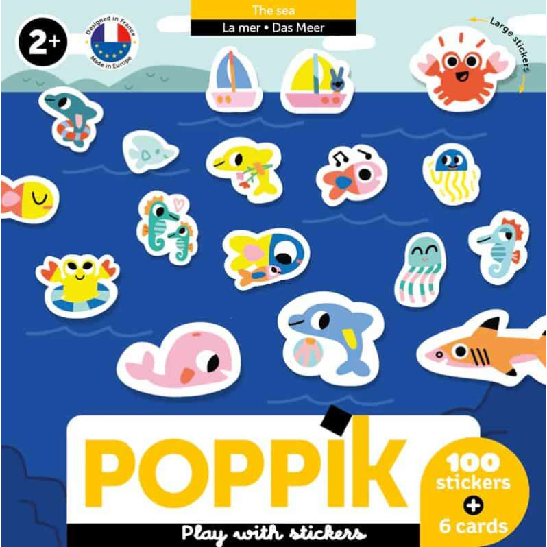 Poppik Τα Πρώτα μου Αυτοκόλλητα – Θάλασσα