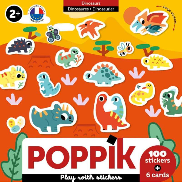 Poppik Τα Πρώτα μου Αυτοκόλλητα – Δεινόσαυροι