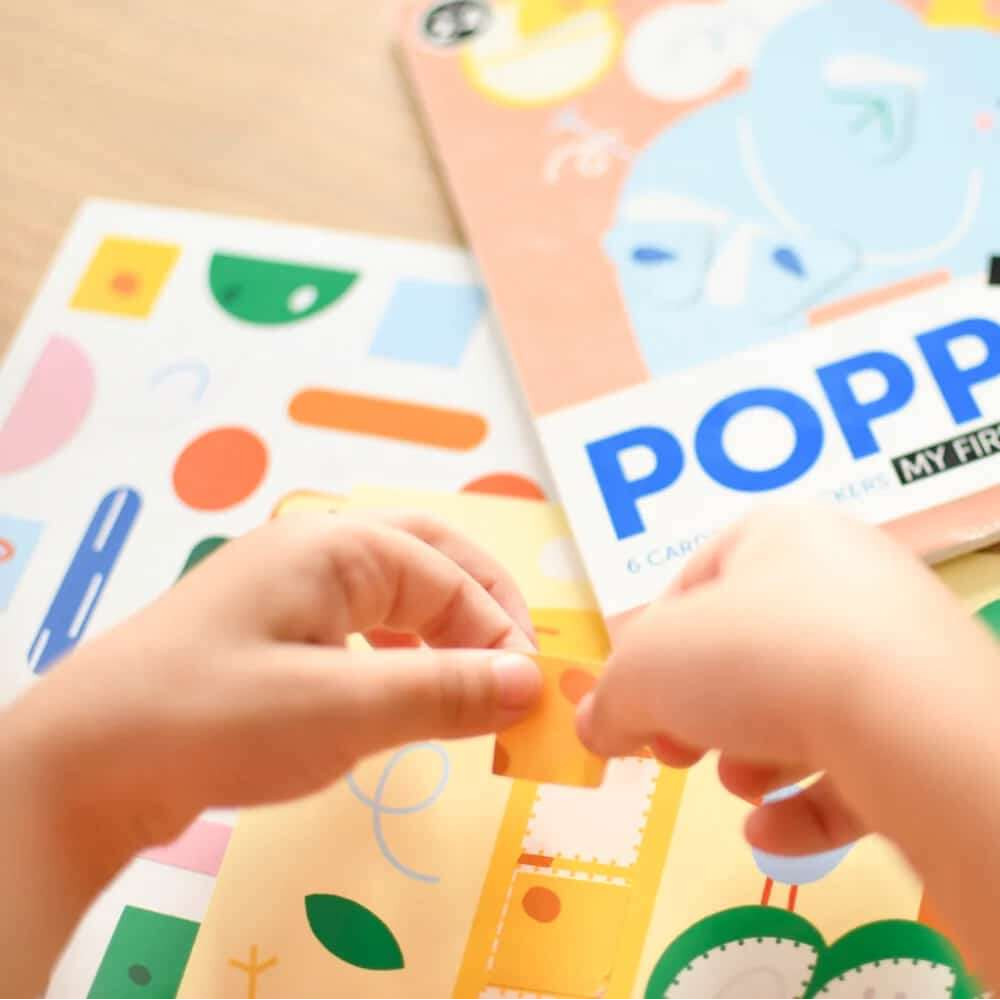 Poppik Τα Πρώτα μου Αυτοκόλλητα – Ζωάκια