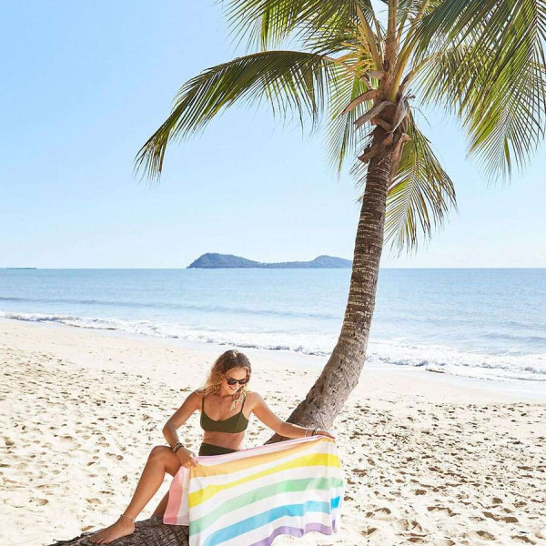 Dock & Bay Πετσέτα Θαλάσσης Μικροΐνών 160 x 80 cm - Unicorn Waves