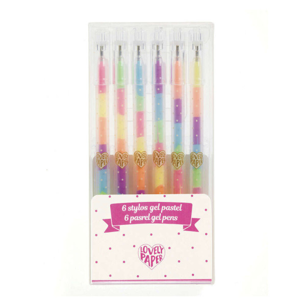 Djeco Στυλό Gel Παστέλ Αποχρώσεις 6 τμχ.