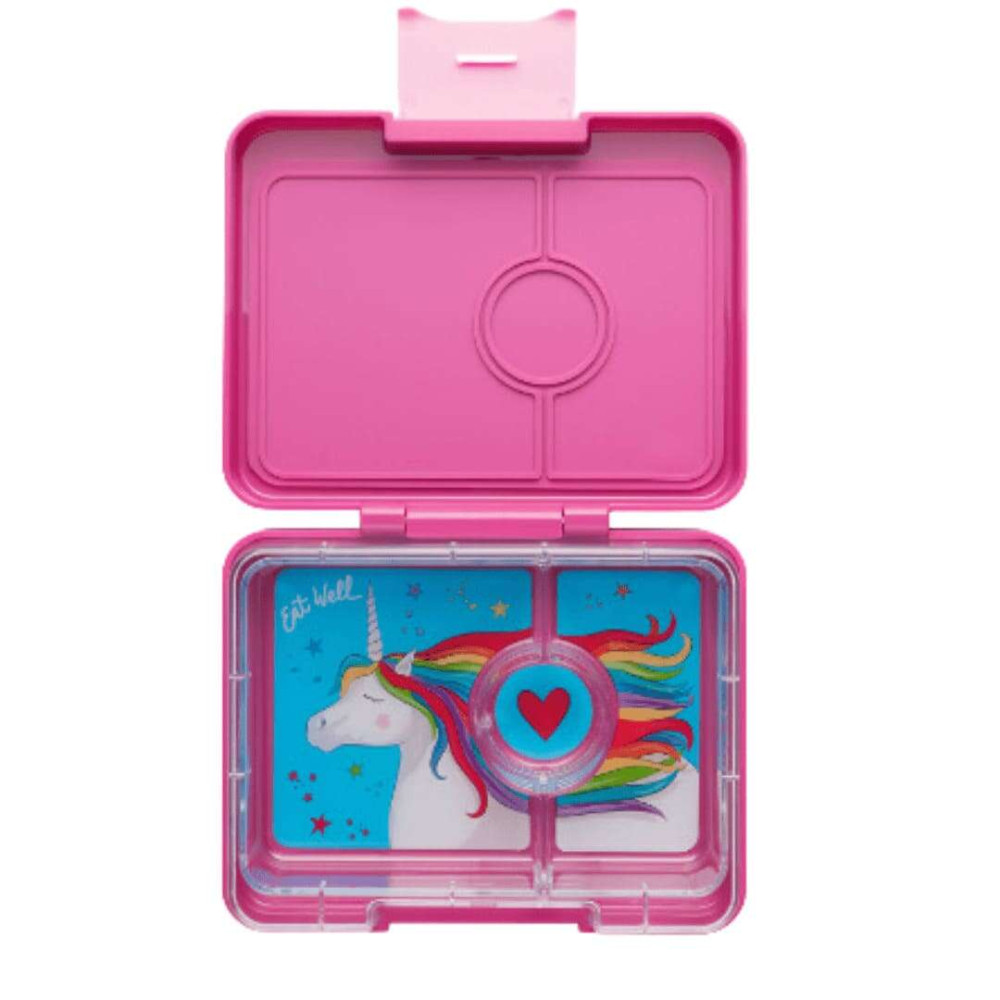 Yumbox Snack Φαγητοδοχείο με 3 χωρίσματα (Malibu Purple - Unicorn)