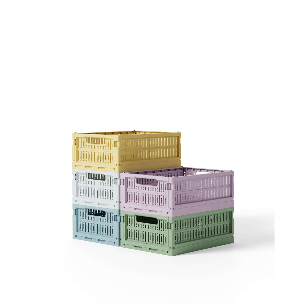 Made Crate Midi Πτυσσόμενο Κιβώτιο 34 × 24 × 13 cm (Green Bean)
