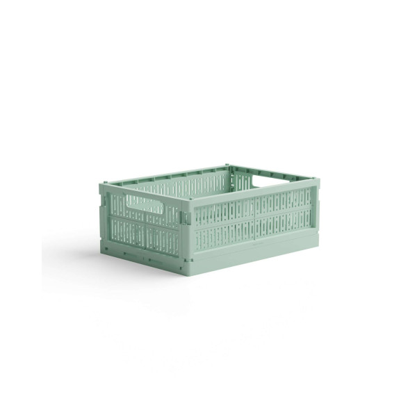 Made Crate Midi Πτυσσόμενο Κιβώτιο 34 × 24 × 13 cm (Minty)