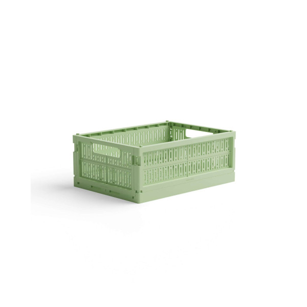 Made Crate Midi Πτυσσόμενο Κιβώτιο 34 × 24 × 13 cm (Spring Green)
