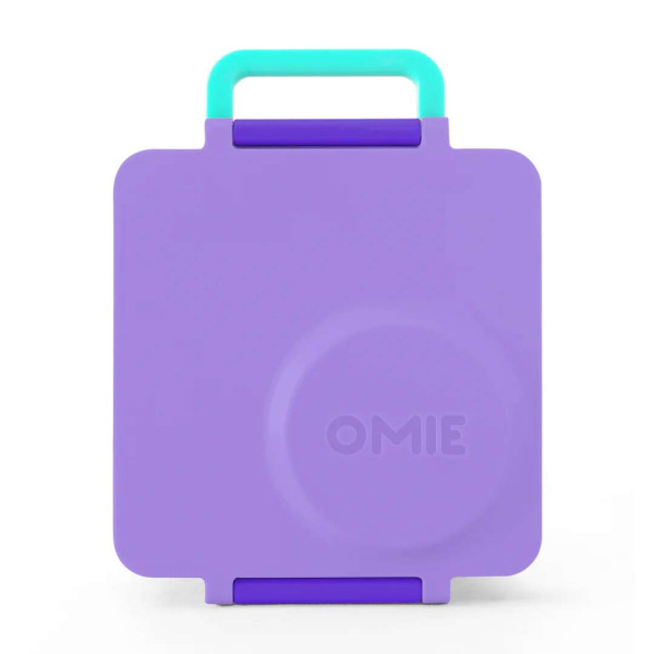OmieBox Φαγητοδοχείο με 2 Ζώνες Θερμοκρασίας 1.35lt (Purple Plum)