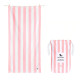 Dock & Bay Cabana Πετσέτα Θαλάσσης Μικροΐνών 200 x 90 cm - Malibu Pink