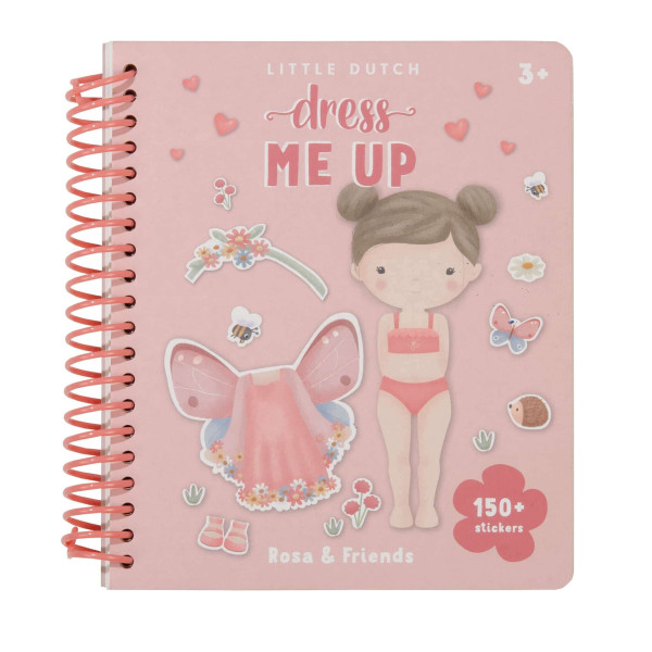 Little Dutch Βιβλιαράκι Dress me up Rosa & Friends