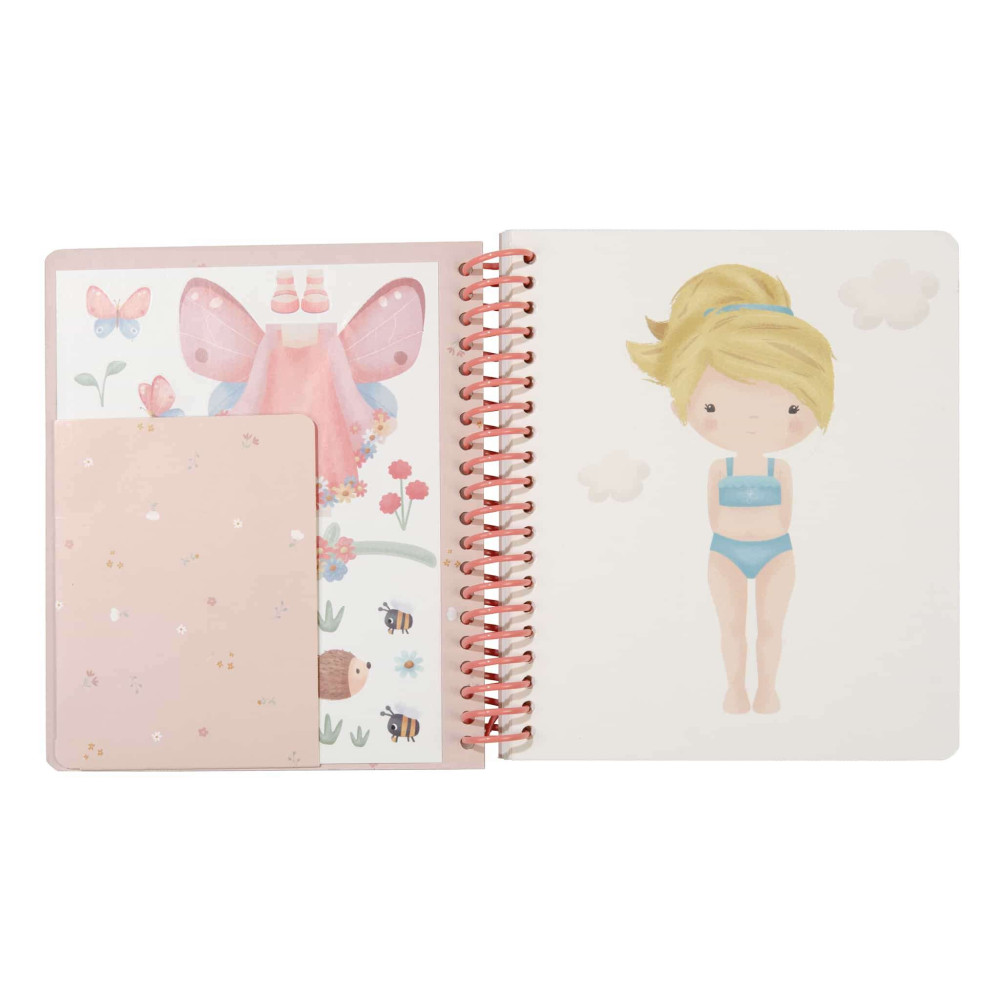 Little Dutch Βιβλιαράκι Dress me up Rosa & Friends