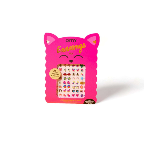 OMY Αυτοκόλλητα Σκουλαρίκια Μονόκερος