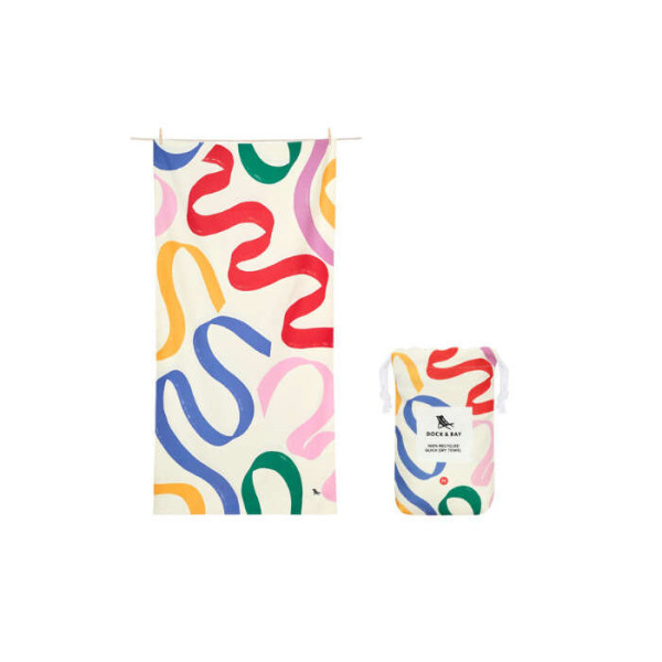 Dock & Bay Παιδική Πετσέτα Θαλάσσης Μικροΐνών 160 x 90 cm - Doodle Mood