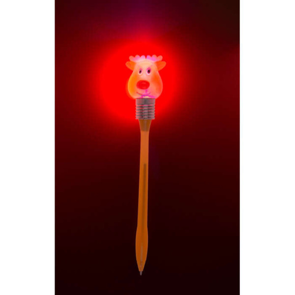 Xριστουγεννιάτικο Στυλό με Led - Rudolf