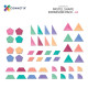 Connetix Pastel Shape Expansion Pack Μαγνητικά Τουβλάκια Κατασκευών 48τμχ.