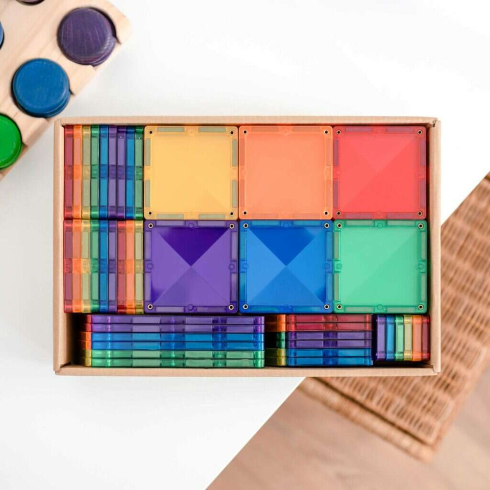 Connetix Rainbow Creative Pack Μαγνητικά Τουβλάκια Κατασκευών 102τμχ.